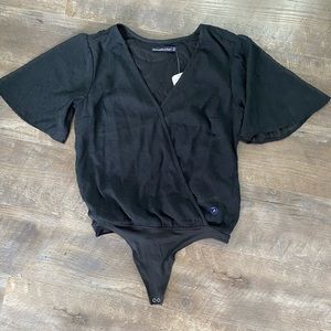 Abercrombie wrap blouse bodysuit